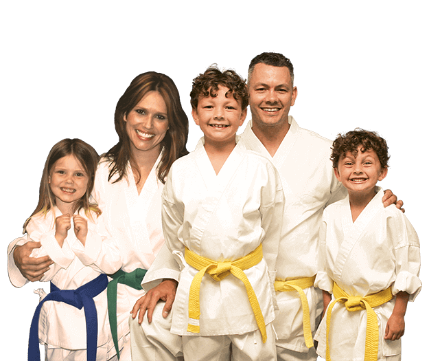 Martial Arts Lessons for Families in Seattle WA - Group Family for Martial Arts Footer Banner