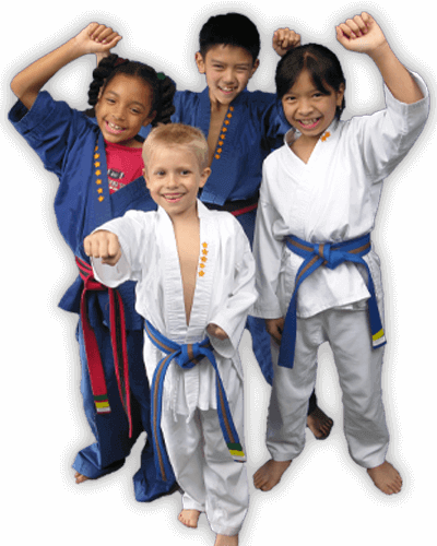 Martial Arts Summer Camp for Kids in Seattle WA - Happy Group of Kids Banner Summer Camp Page